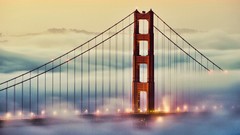 Fog Bridges golden gate bridge