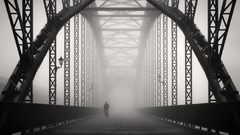 Fog Bridges monochrome