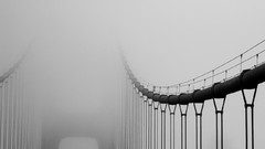 Fog Bridges monochrome