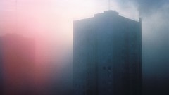 Fog clouds mist buildings cityscapes
