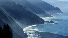 Fog coast morning California Highways