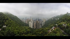 Fog Hong Kong cityscapes