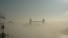 Fog London cityscapes london bridge