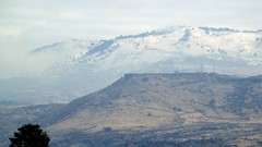 Fog Mountains highlands rocks