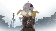 Fog snow glasses outdoors scarfs anime girls vocaloid purple 