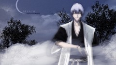 Fog Trees moon captain crescent closed eyes bleach ichimaru gin 