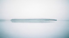 Fog water Islands lakes mist waterscapes