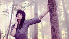 Fog woman tattoos brunettes