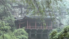 Foggy pagoda