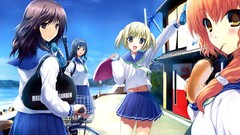 Food anime girls seifuku original characters