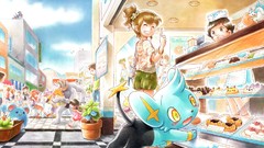 Food Anime Pikachu Pokemon anime girls video games