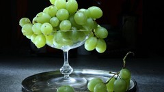 Food berry grapes vase fruits