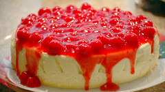 Food cake cherries Food