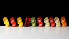 Food Candies colors fruits difference Gummy Bears