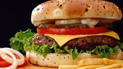 Food cheese hamburgers cheeseburgers