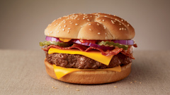 Food cheese mcdonalds hamburgers