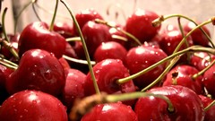 Food cherries fruits