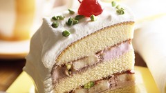 Food cherries slices cakes desserts