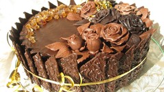 Food chocolate cakes desserts icing