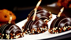 Food chocolate cakes muffins