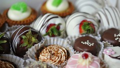Food chocolate desserts depth of field