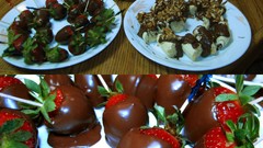 Food chocolate strawberries
