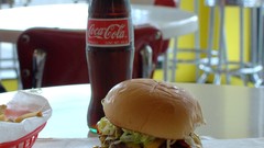 Food coca-cola hamburgers