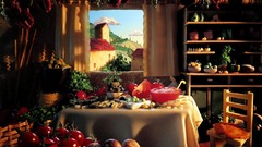 Food delicious curtains want lasagne