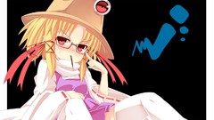 Food dress hats red eyes blondes eating blush anime girls short 