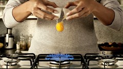 Food eggs kitchen gas
