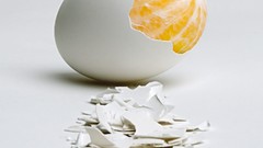 Food eggs oranges drinks