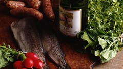 Food fish vegetables