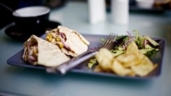 Food forks depth of field