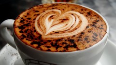 Food fruits cappuccino