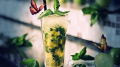 Food fruits mojito