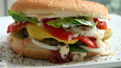 Food hamburgers Food and