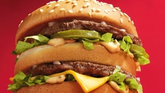 Food hamburgers low-angle shot