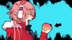 Food headphones fangs peaches tongue fruits dots jackets 