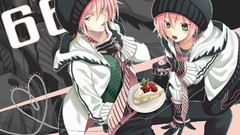 Food headphones hats gloves drawings cakes pink hair anime 