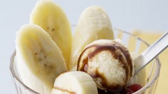 Food ice cream bananas
