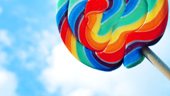 Food lollipops rainbows Candies