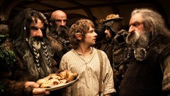 Food martin freeman dwarfs The Hobbit Bilbo Baggins Dwalin 
