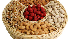 Food nuts walnuts pistachios