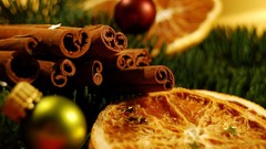 Food oranges cinnamon