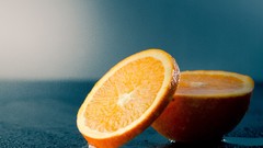 Food oranges slices fruits
