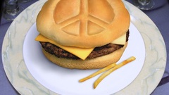Food peace hamburgers Food