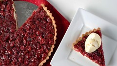 Food pie cranberries
