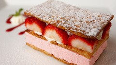 Food pie strawberries cakes