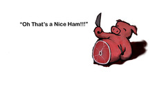 Food pigs ham Simple