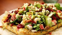 Food pizza salad Italian